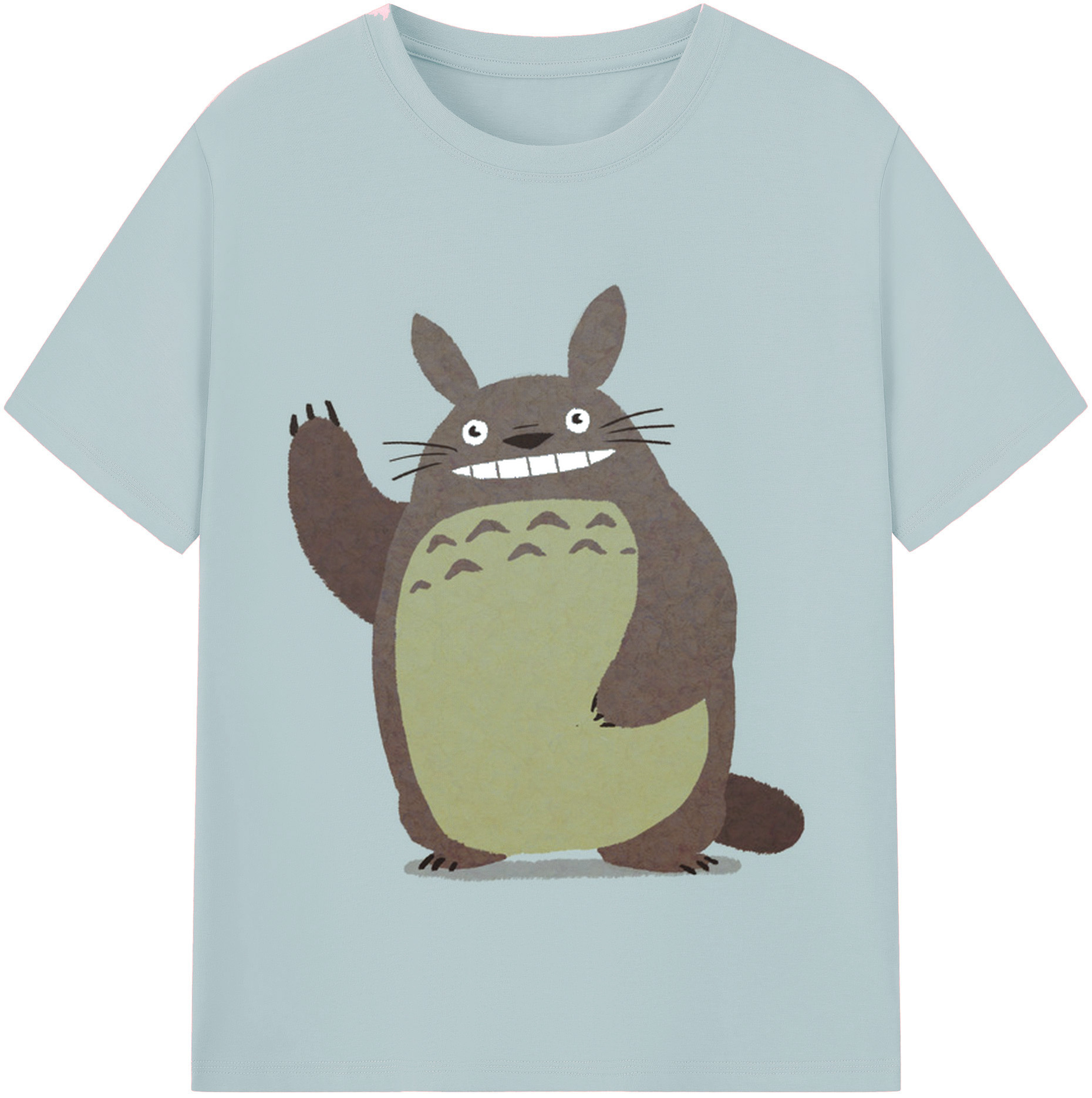 （画像用） となりのトトロ 草壁メイ 草壁サツキ My Neighbor Totoro Satsuki Kusakabe Mei Kusakabe 綿100％半袖Tシャツ（フロントプリント）